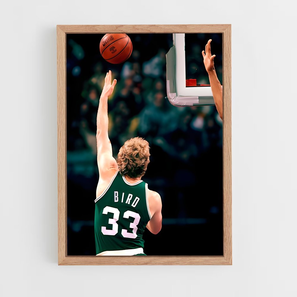 Poster Larry bird – affiche Basketball (vue 4)